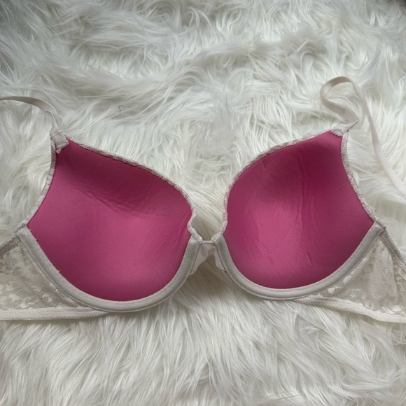 PINK lace push up bra - Picture 3 of 3